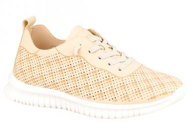 Πάνινα παπούτσια | Ανατομικά | Amarpies | AOG30087 | Μπεζ - Amarpies - 